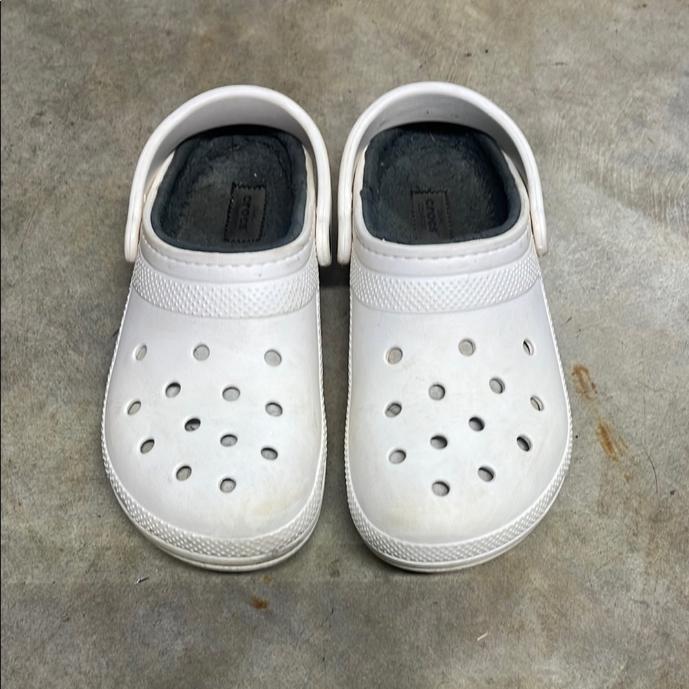 Adult Fleece Lined Crocs Womens 10/Mens 9